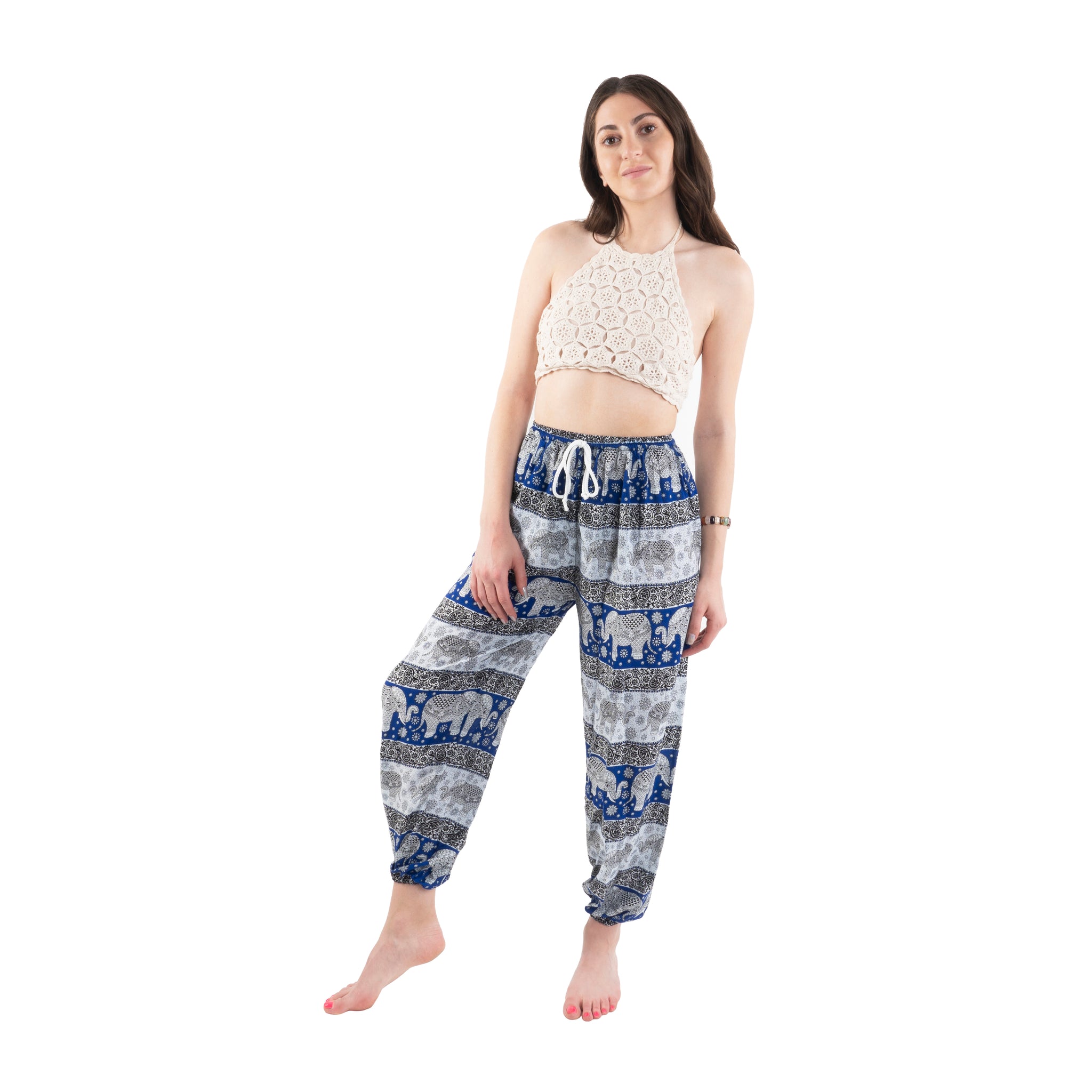 Buy Elephant Pants for Women Authentic Thailand Print (Fits US 0 to 12) 9  Colors Available (Black Dani) at Amazon.in